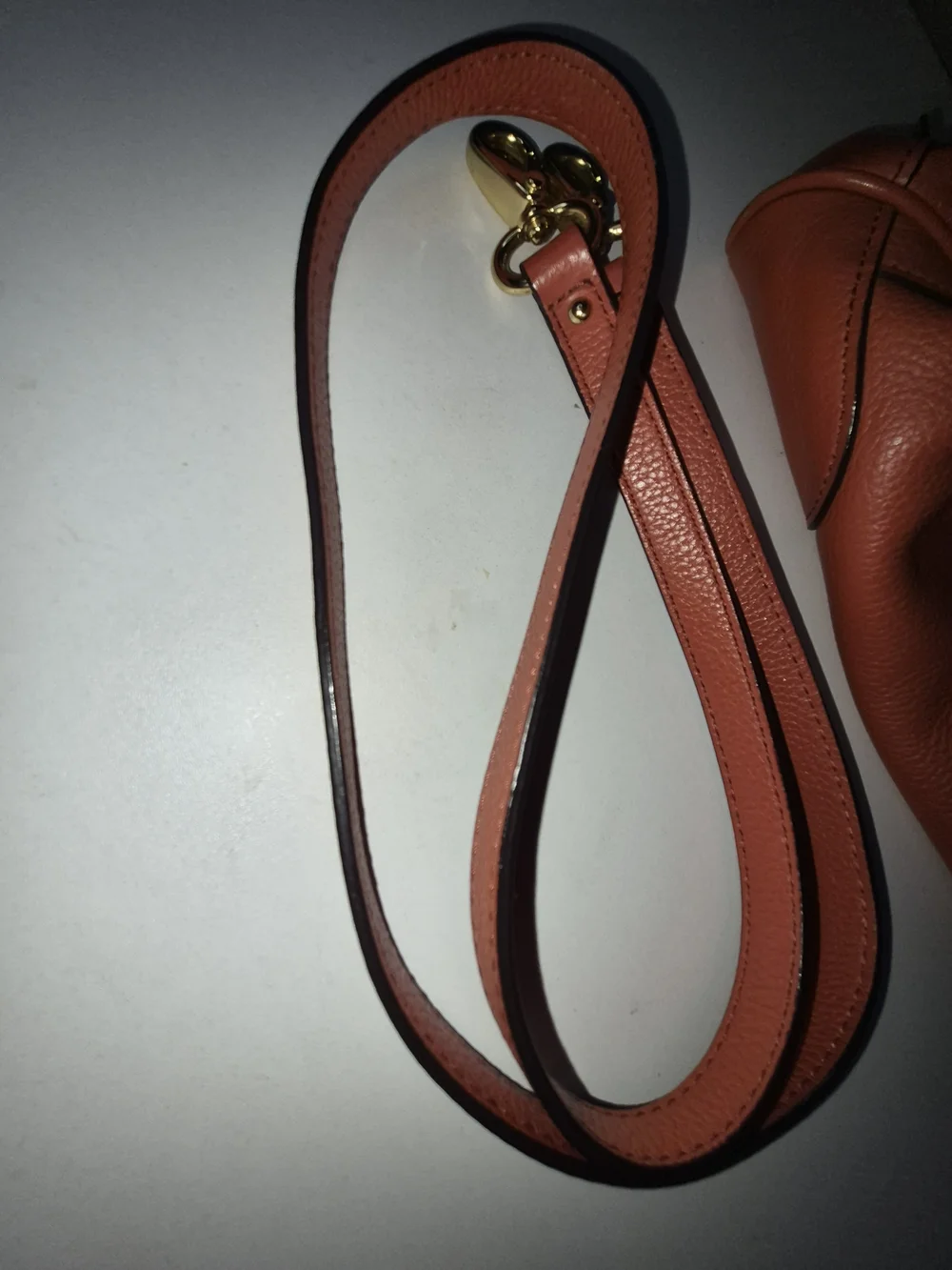 Banana Republic Pebbled Leather Satchel - Orange